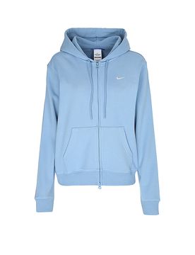 Sweat-shirt zippé bleu clair S