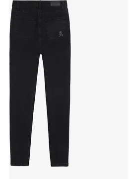 Vaquero pitillo de mujer slim con tachuelas - Scalpers - FashionsVida