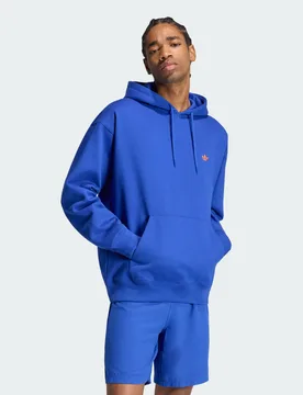 FELPA CON CAPPUCCIO TREFOIL ESSENTIALS LOOSE 2XL Bold Blue - Adidas - FashionsVida