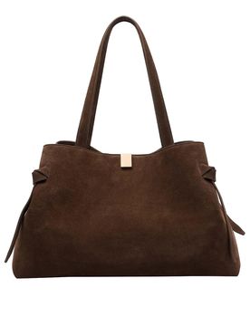 Borsa tote Gyoza in pelle scamosciata