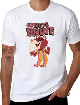 Classic 70s Frute Brute Werewolf Monster Cereal Mascot and Logotype T-Shirt t shirts for man cotton T-Shirt - Aliexpress - FashionsVida