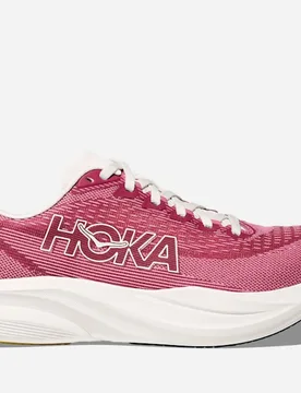 Women's Mach 7 Road Running Shoes in Lingonberry/Cranberry, Size 4.5 - HOKA - FashionsVida