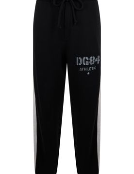 Men's Cotton Sports Trousers with Elastic Waist and Side Pockets