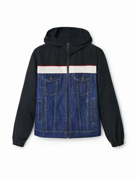 Veste hybride en jean BLACK M male - Desigual - FashionsVida