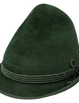 Allgäu Dreispitz Hat by - olive - Size: 56 cm - Lodenhut Manufaktur - FashionsVida