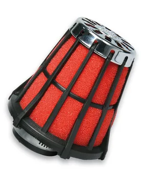 Filtro Aria Red Filter E5 Con 43 Per Carburatori Phbl 25 Con Gabbia Nera Malaguti F12 R Lc 50 2t Lc Euro 2 - Malossi - FashionsVida