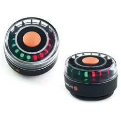 Navi 360° Red/green/white Tricolour Led Light Black 68 x 35 mm unisex