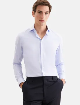 X-Slim Performance-Hemd Uni Blau 39 - Seidensticker - FashionsVida
