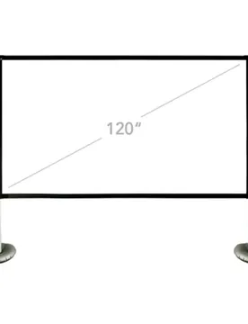 Écran De Projection 120´´ 265x149´´ Black One Size unisex