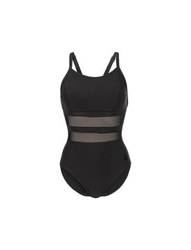 Bañador de mujer Mesh Equals Back negro 36
