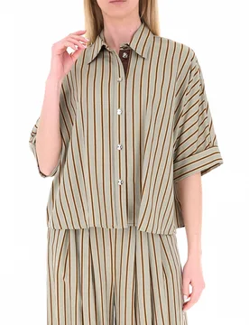 Camicia in viscosa VERDE MILITARE 40 - Liu jo - FashionsVida