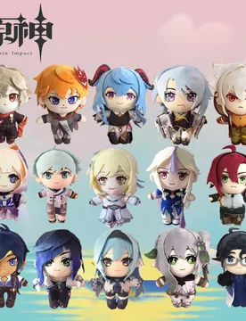 Cm Game Genshin Impact Plush Doll Keychain New Character Wanderer Xiangling Aether Baizhu Qiqi Beidou Pillows Toy Fan Gifts - Aliexpress - FashionsVida