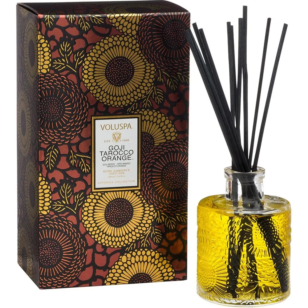 Difusor de varillas Goji Tarocco Orange Japónica - Voluspa - FashionsVida