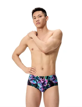 Printed 5.3in Swimming Brief Glitchy Garden / Black UK 30 Men - Speedo - FashionsVida