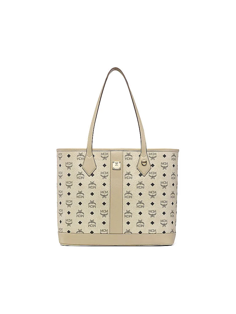Tasche - Shopper LIZ Medium beige damen - Mcm - FashionsVida