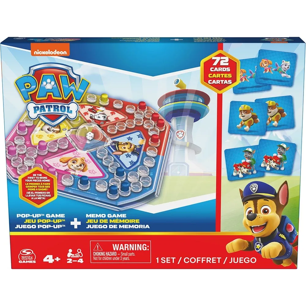 Juego Pop Up y Memory Patrulla Canina - Spin Master - FashionsVida