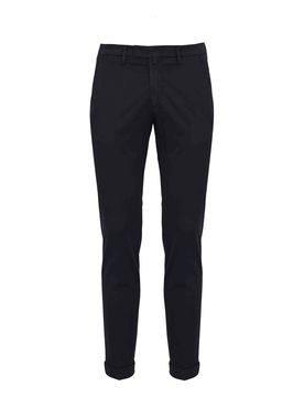 Pantalone In Raso Di Cotone