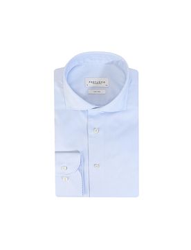 Camisa Slim Fit azul claro 42