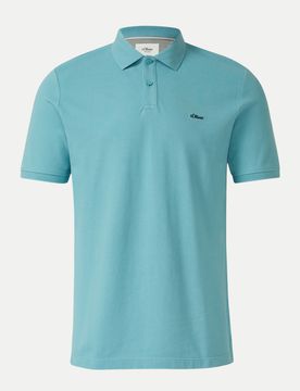 RED LABEL Poloshirt Piqué Blau M