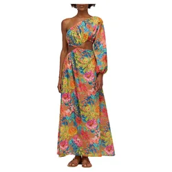 Vestito Lungo A Maniche Lunghe Vestito Wild Garden Earth S