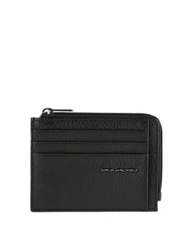 Portacarte Uomo PP4822MOSR-N Nero - Piquadro - FashionsVida
