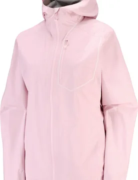 Veste de trail imperméable et coupe-vent - Bonatti Pro Jkt W Icy Pink - Taille S - Rose - Salomon - FashionsVida