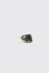 Herren Kaktus-Ring Silver Größe Small/Medium