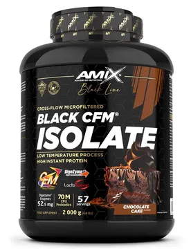 Isolat De Protéine De Lactosérum Black Cfm Gâteau Au Chocolat 2kg
