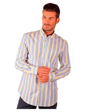 Chemise à Manches Longues N31amwov316r Yellow M