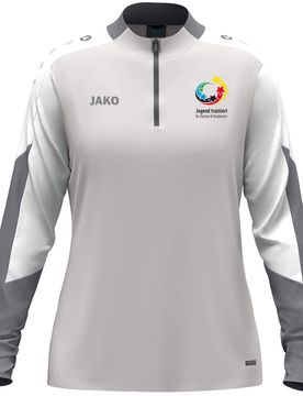 Jugend trainiert" Ziptop Dynamic Damen (hellgrau/weiß/grau / Größe XL (46/48) / Damen Sportgrößen)