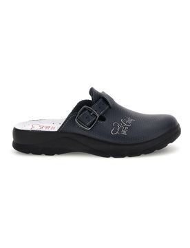 Ciabatte professionali blu in vera pelle Made in Italy 8005 38