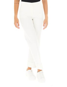 Pantalone misto cotone PANNA 44