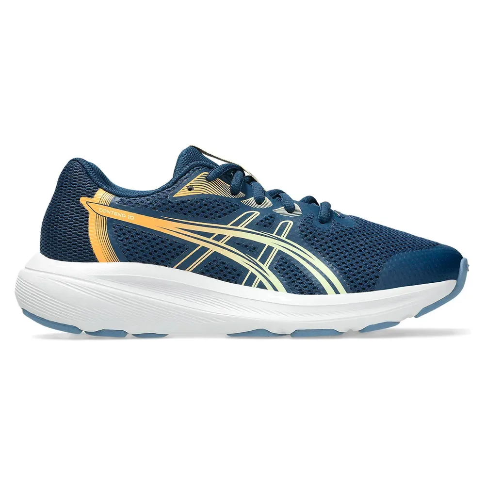 Scarpe Da Running Contend 10 Gs Independence Blue / Orange Glow EU 39 - Asics - FashionsVida