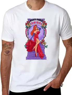 Jessica Rabbit Art Nouveau T-Shirt t shirt man casual man t shirt designer T-Shirt - Aliexpress - FashionsVida