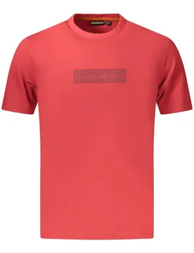 Herren T-Shirt Rot NP0A4IFLSBOXLOGOSS1_RORAQ