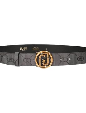 Cintura nera con logo linea Proje art. AF4295E0017