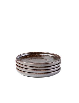 Kaffeeuntertassen-Set, Steinzeug Glockenklang