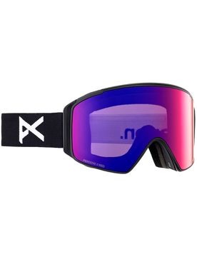 Skibrille M4S Cylindrical Black/Perceive Sun Red schwarz