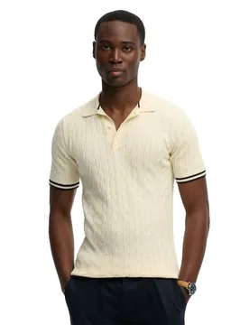 Polo à Manches Courtes M1110441a Classic Cream L