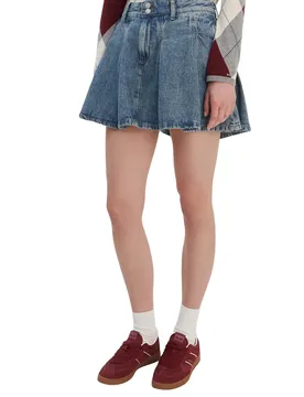 Damen Rock Blau 504323