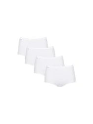 Slip MAXI BASIC lot de 4 blanc blanc 46