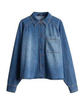 Jeansbluse ZEBRU blau 42 damen