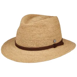 Fine Crochet Traveller Raffia Hat by - nature - Female - Size: XL (60-61 cm)