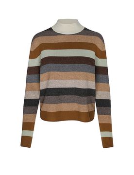 Rollkragenpullover gris M