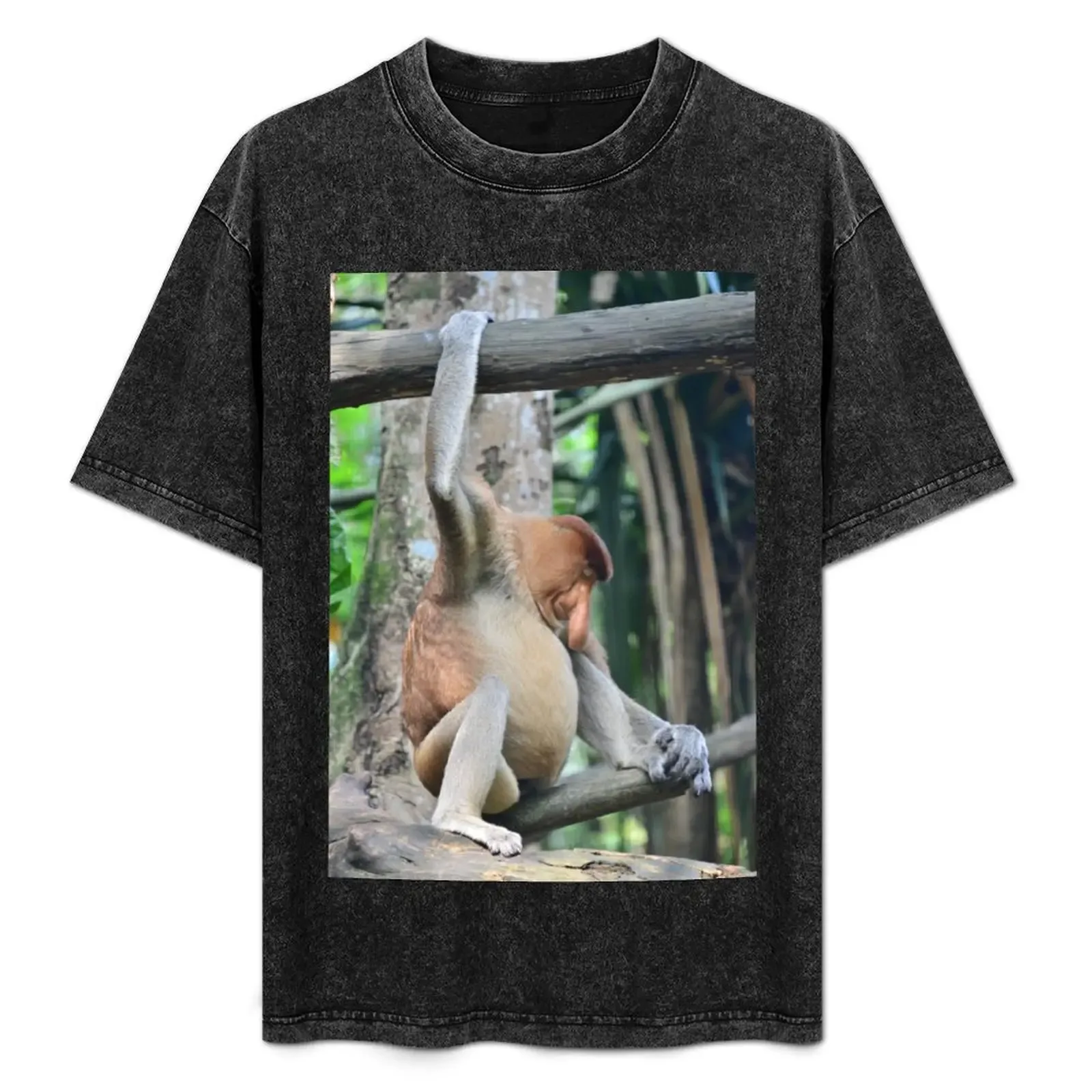 Sleeping monkey T-Shirt Independence Day Short Sleeve T-Shirt - Aliexpress - FashionsVida