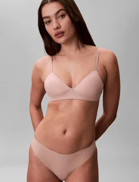Lightly Lined Wirefree Bra - Perfectly Fit Ultralight Nude female - Calvin Klein - FashionsVida
