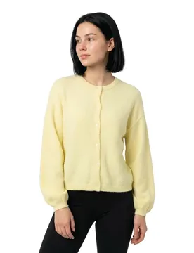 Cardigan Naomi O-neck Knit French Vanilla / Melange XL