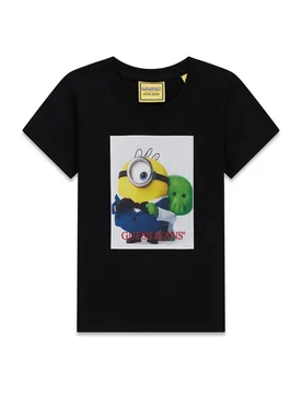 T-Shirt N6YI27 K6651 Schwarz Regular Fit 4Y male - Guess Jeans - FashionsVida