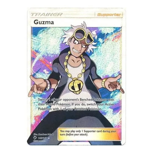 Pokemon SM Burning Shadows 143/147 Guzma (Full Art) - Pokémon - FashionsVida