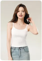 Women's Lace Tank Top A Slimming Figure-Hugging Stretchy Soft Top for Summer Layering